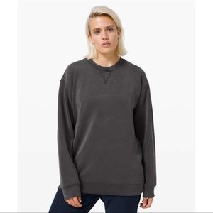 Lululemon All Yours Crew Washed Black Softstreme Modal 12